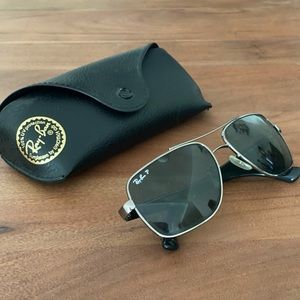 Ray-Ban 3483 Square Metal Sunglasses